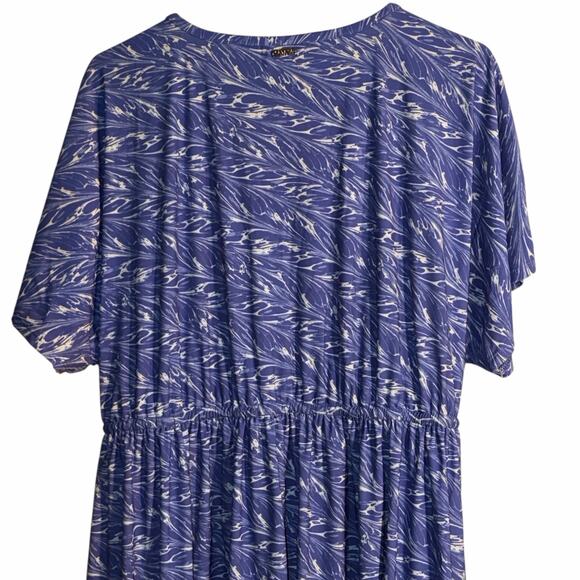 Cabana Life x Talbots Purple Abstract Print Midi Beach Cover-Up Dress Size XL - Picture 5 of 9